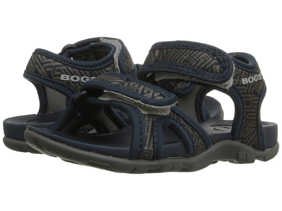 Bogs Kids Whitefish Shatter (Toddler) (Navy Multi) Boys Shoes