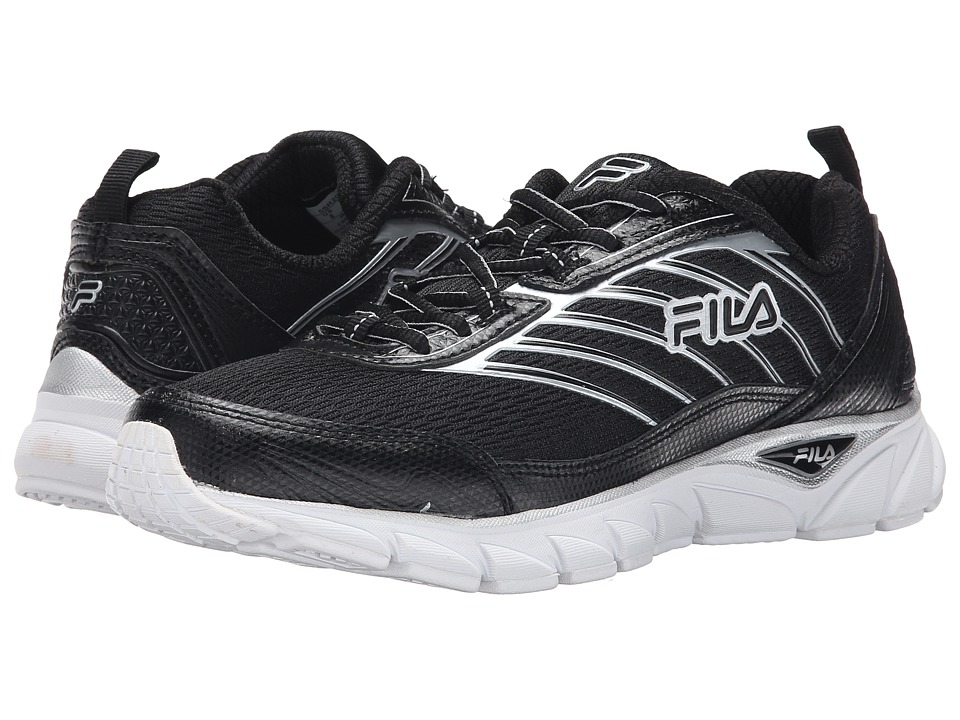 Fila Saleļ¼ Women's Shoes Fila Forward (Black/Black/Metallic Silver) Women's Running Shoes