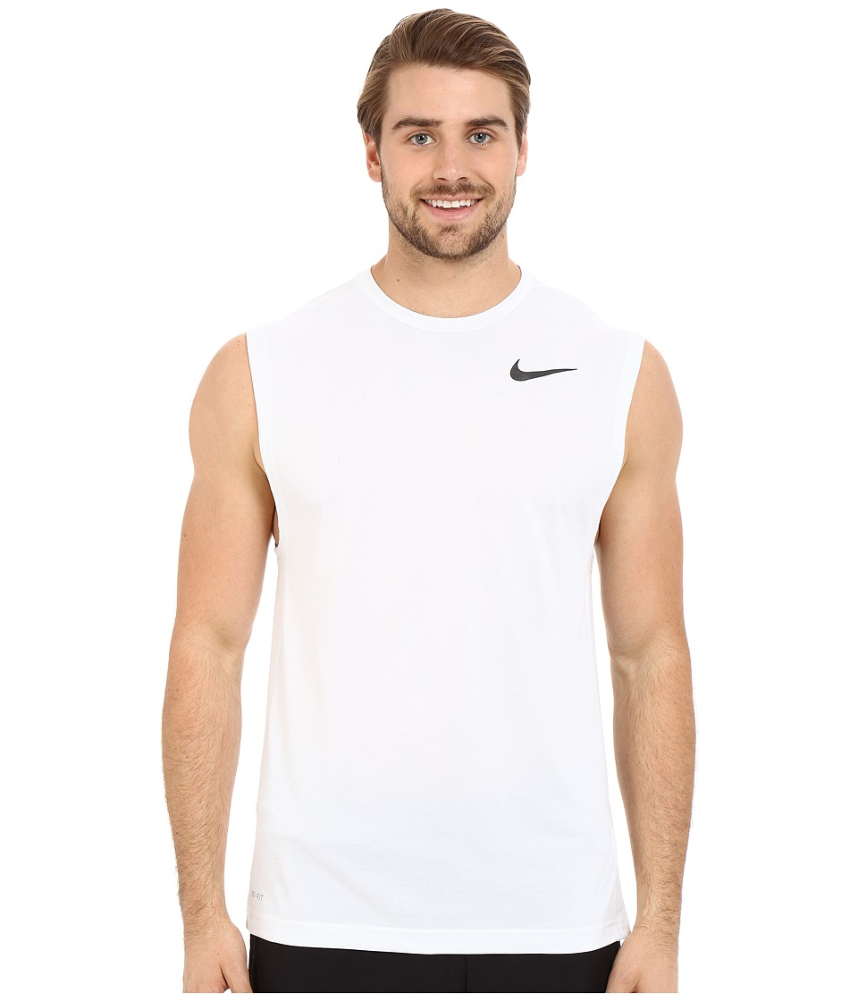 NIKE Men'S Pro Dri-Fit Tank Top in White | ModeSens