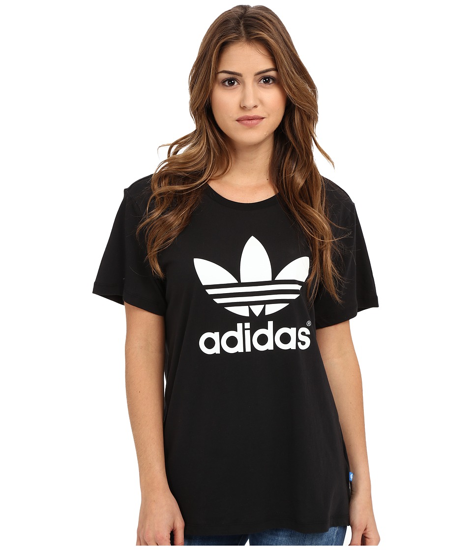 Womens Black Adidas Originals T Shirt Rldm