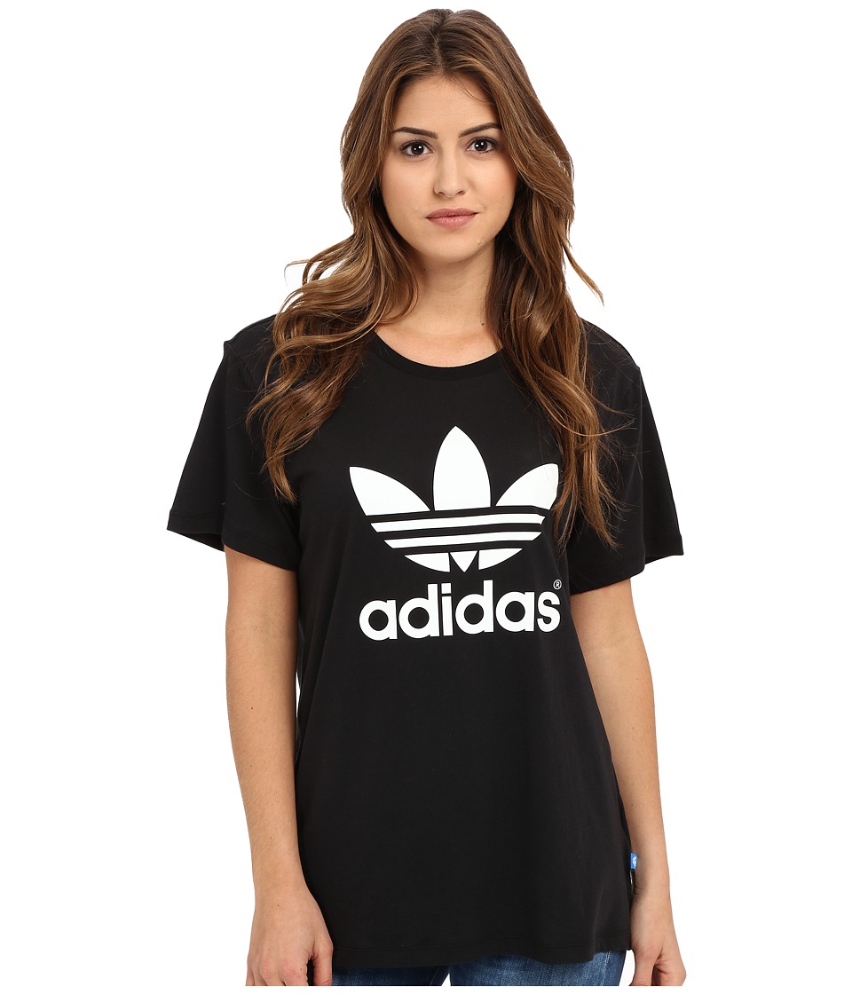 black adidas shirt womens - 55% OFF 