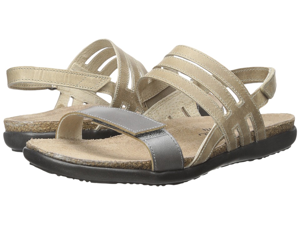 Naot Diana (Mirror Leather/Khaki Beige Leather) Women