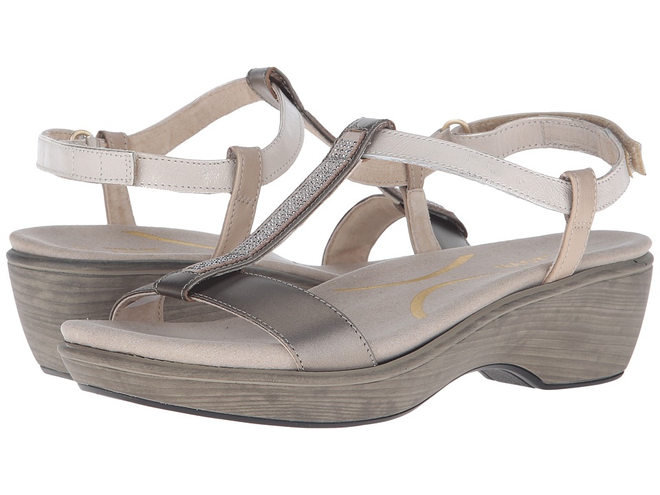 Naot Marsanne (Pewter Leather/Dusty Silver Leather/Satin Gold Leather/Pewter) Women