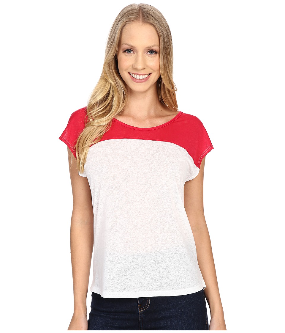 Carve Designs Mercer Cap Sleeve (White Sand) Women