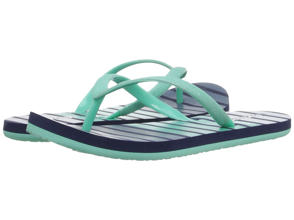 Reef Kids Little Stargazer Prints (Infant/Toddler/Little Kid/Big Kid) (Blue Stripe) Girls Shoes