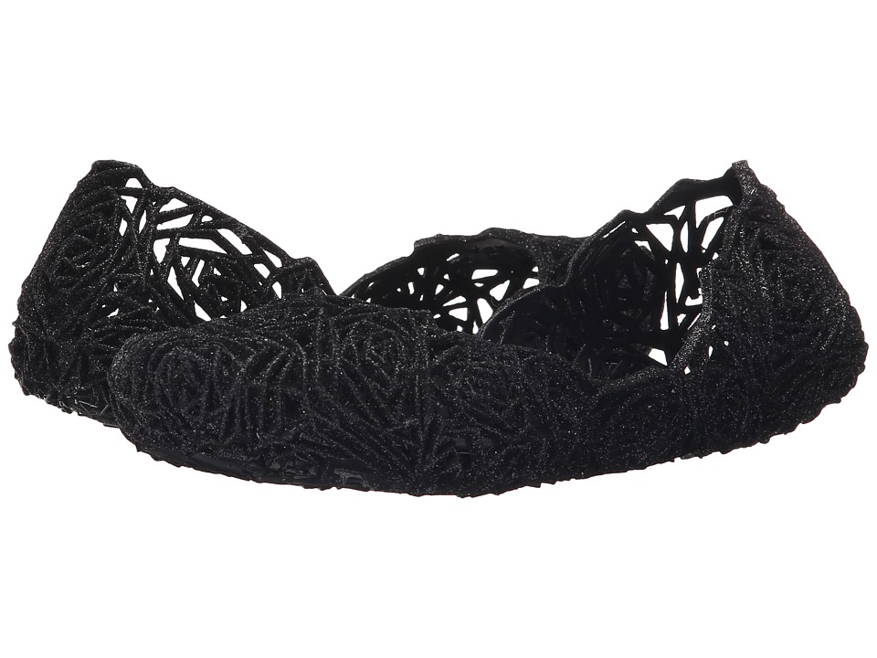 Melissa Shoes Campana Fitas II SP AD (Dark Black Glitter) Women