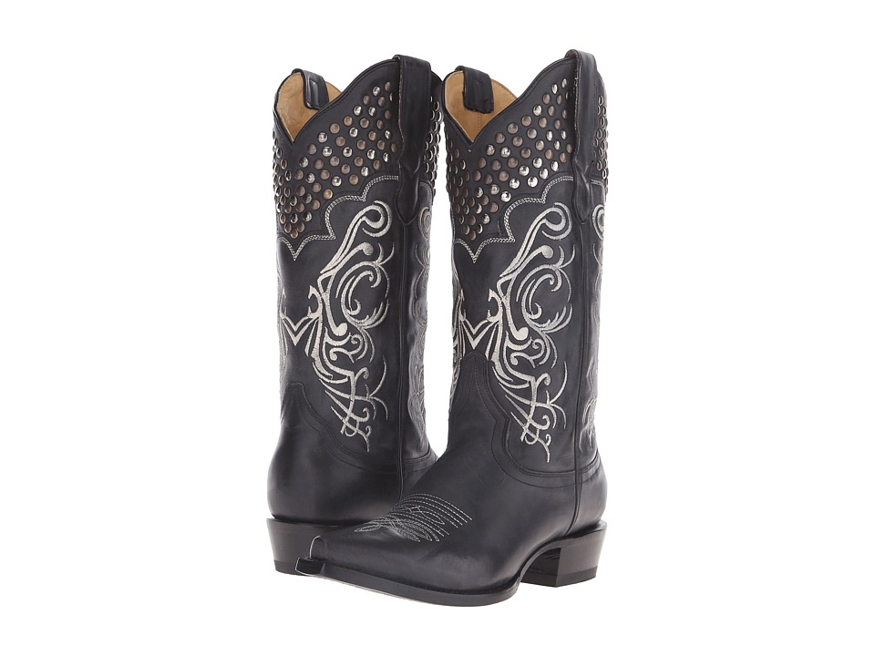Stetson Big Lila (Black Vamp) Cowboy Boots