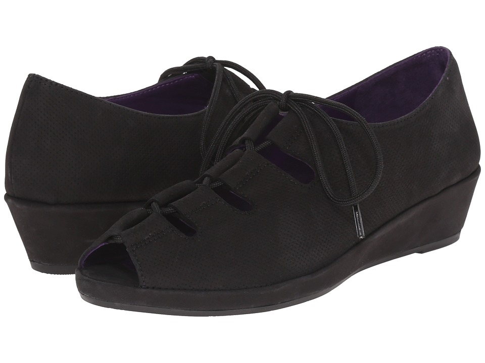 Vaneli Disko (Black Perf Soft Nabuk/Black Soft Nabuk) Women