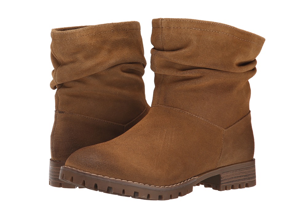 Chinese Laundry Flip Slouch Bootie (Dark Camel Burnished) Women