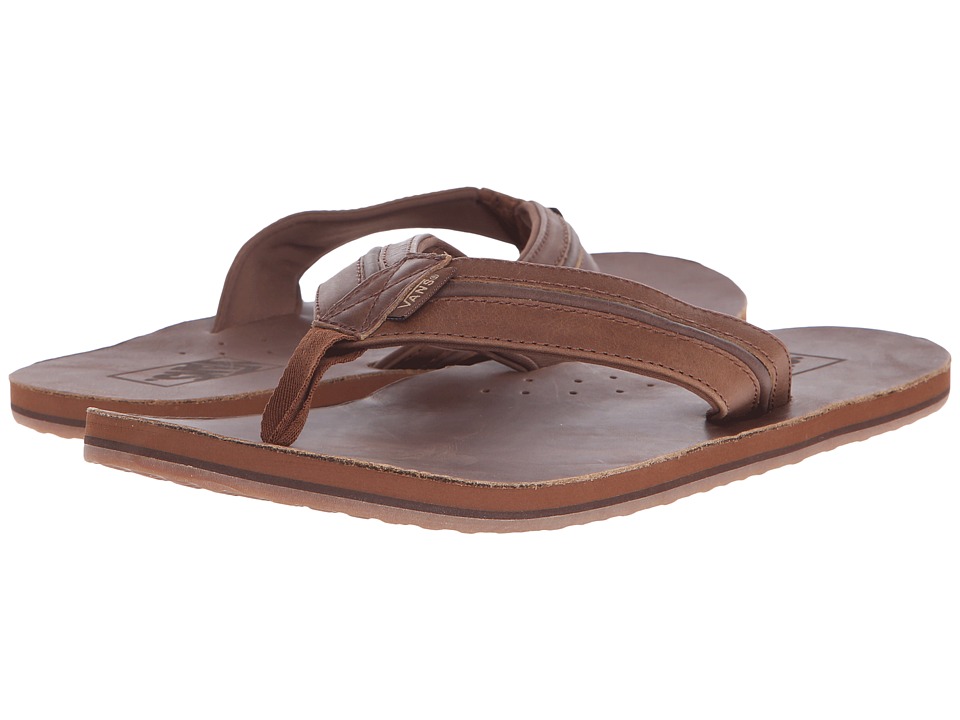 vans leather sandals