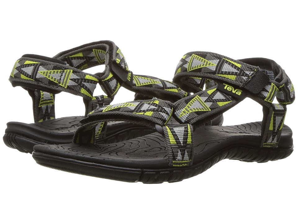 Teva Kids Hurricane 3 (Little Kid/Big Kid) (Mosaic Grey/Lime) Boys Shoes