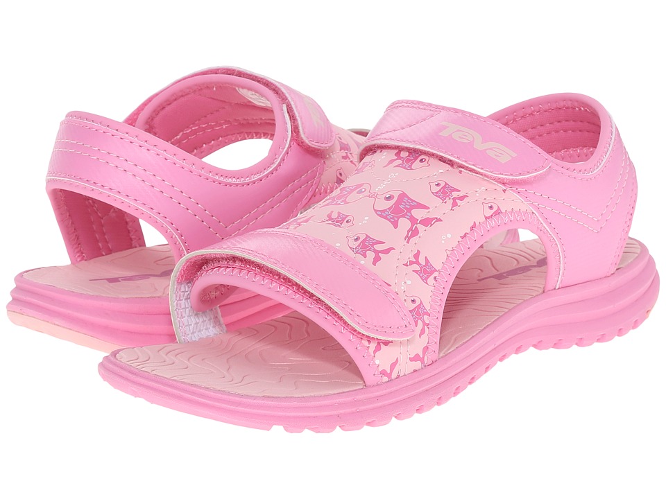 Teva Kids Psyclone 6 (Little Kid/Big Kid) (Kissing Fish Pink) Girls Shoes