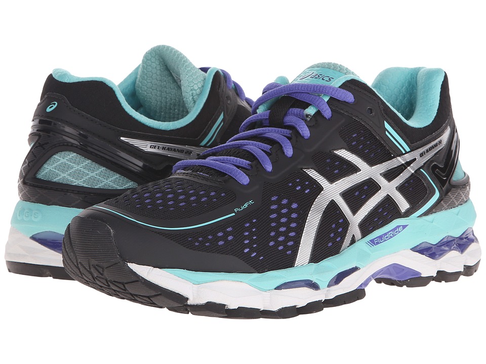 gel kayano 22 womens black