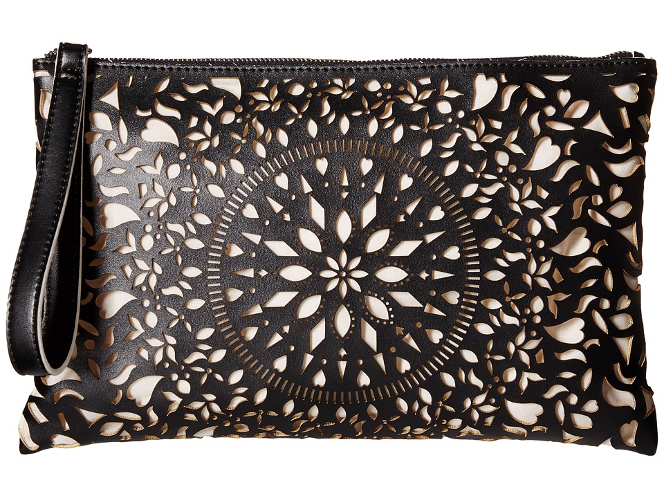 Clutch Carlos By Santana The Best Prices For Purses And Carlos By Santana Kailee Large Clutch Black White Handbags
