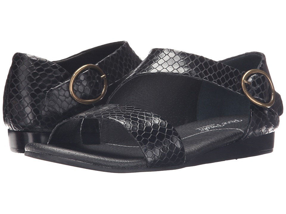 Rose Petals Fleet (Black Snake Print) Women