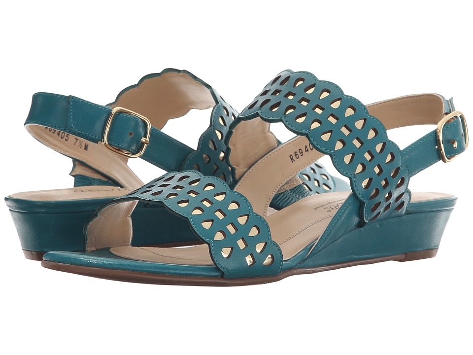 Rose Petals Jolie (Summer Teal Kid/Gold Metallic) Women
