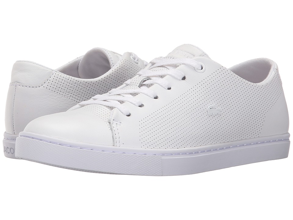 UPC 843875062052 product image for Lacoste - Showcourt Lace (White) Women's Lace up casual Shoes | upcitemdb.com
