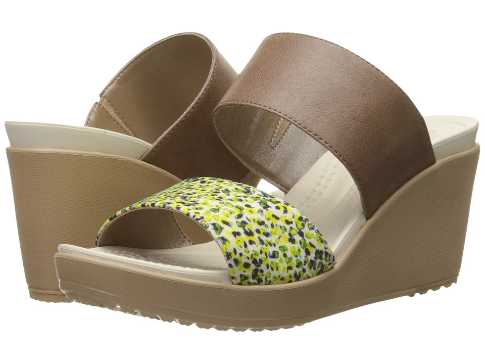 crocs leigh ii 2 strap wedge