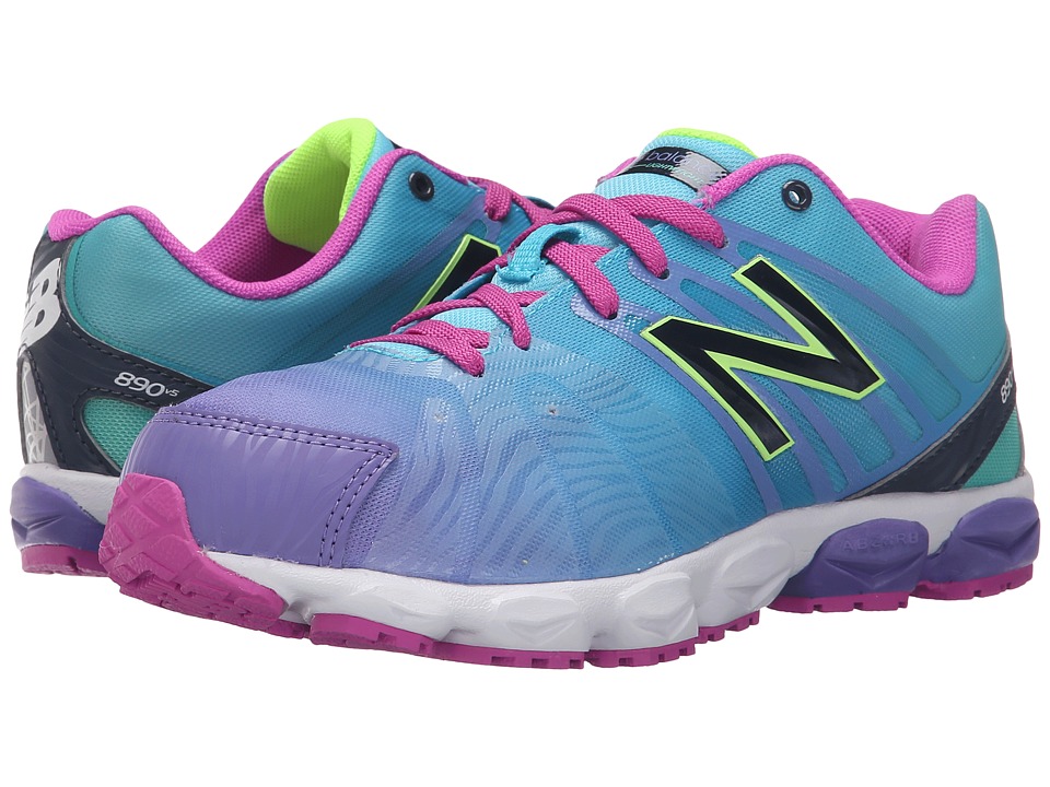 New Balance Kids 890v4 (Big Kid) (Blue) Girls Shoes