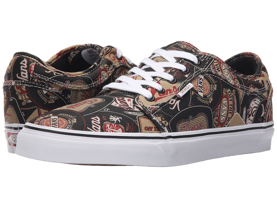 vans black tan