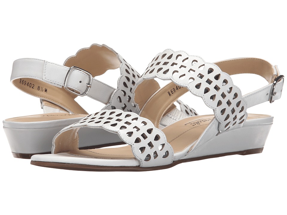 walking cradles white sandals