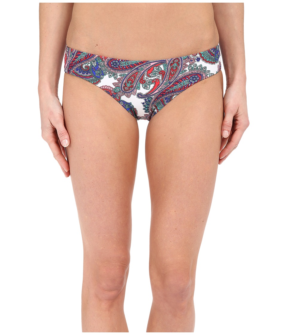 Shoshanna Capri Paisley Hipster Bottoms (White Multi) Women
