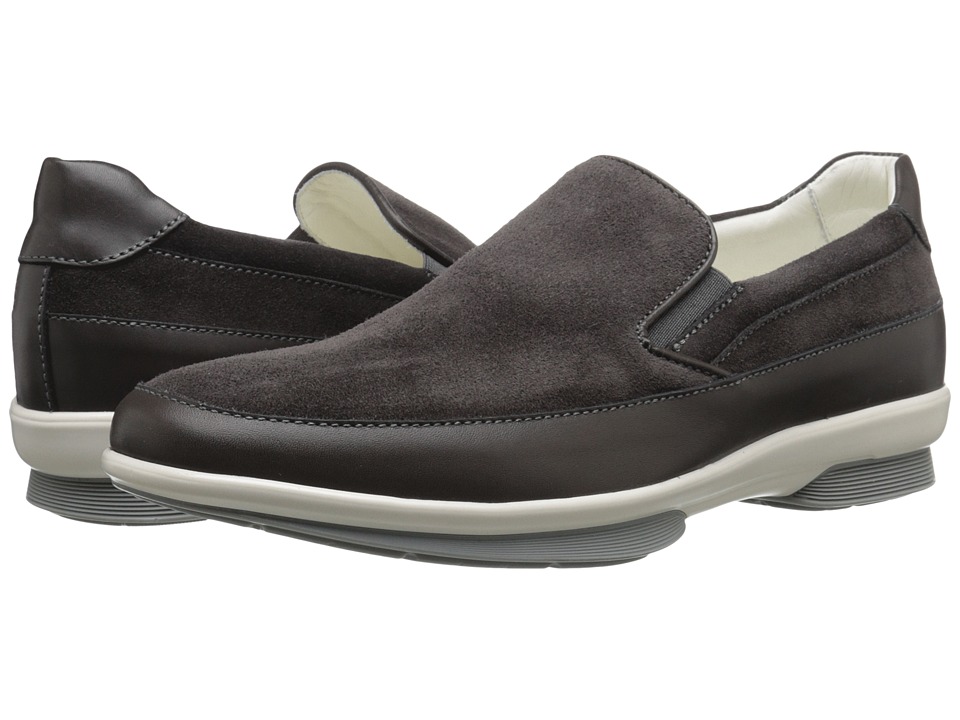 Aquatalia Wilson (Gray Suede/Contrast Bottom) Men