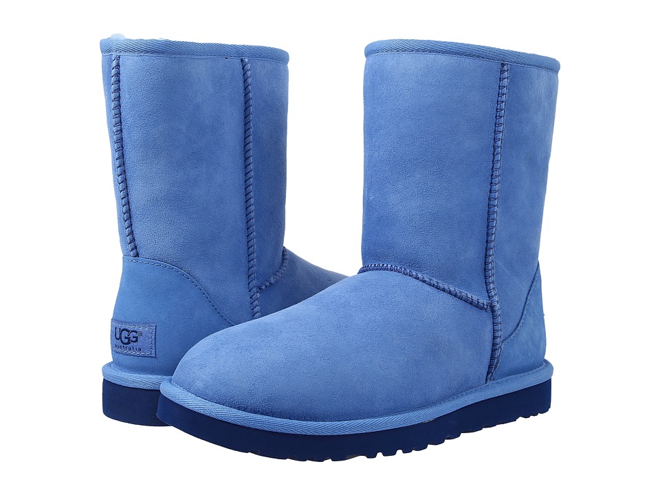 light blue uggs classic short