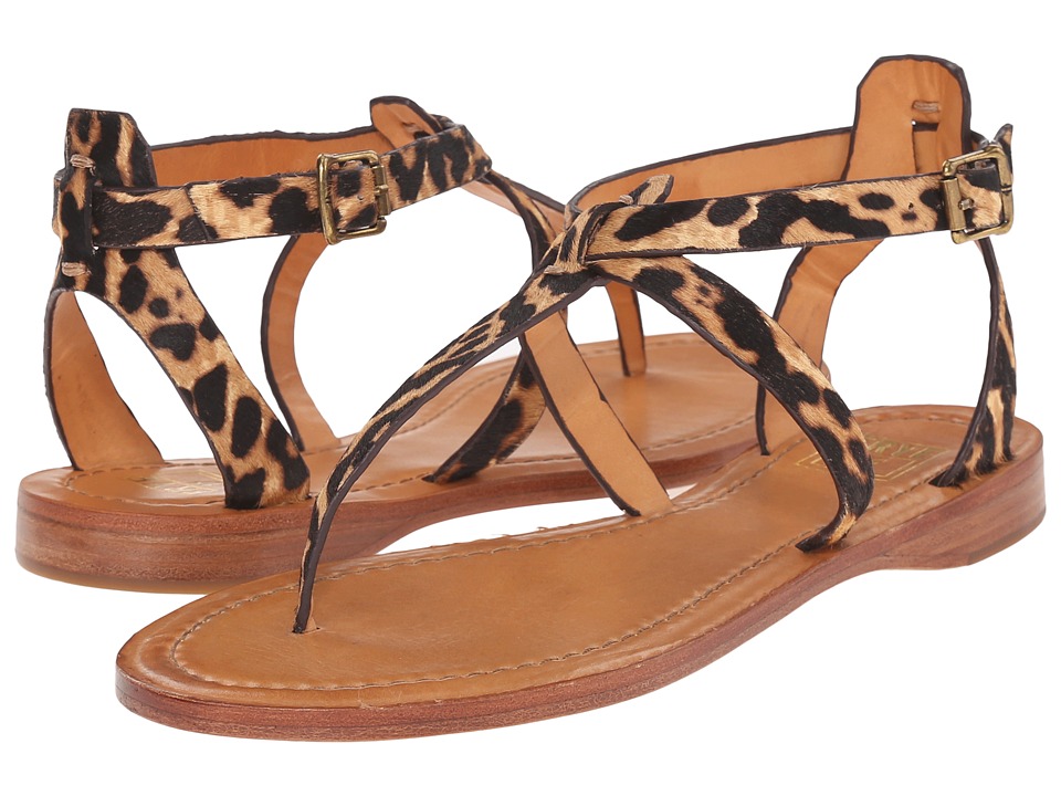 Frye Rachel T Sandal (Leopard Haircalf) Women
