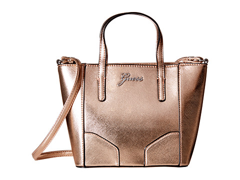 guess rose gold bag