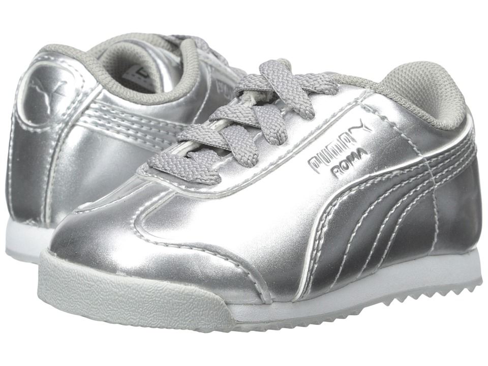 puma shoes kids silver