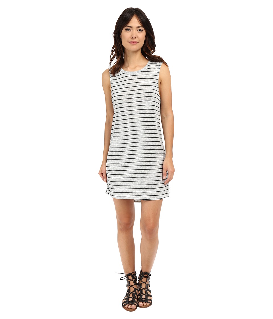 Volcom Lived in Rib Dress (Heather Grey) Women