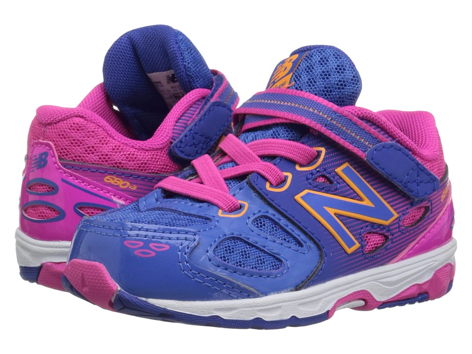 New Balance Kids KA680v3 (Infant/Toddler) (Blue/Pink) Girls Shoes