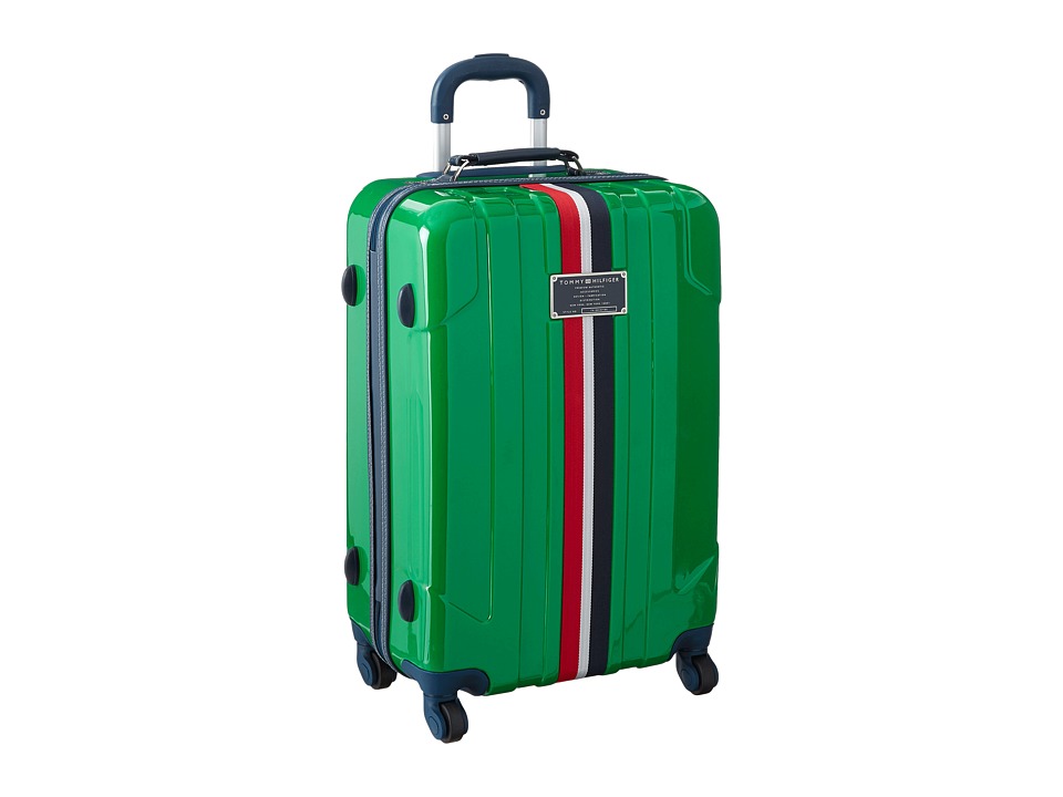 UPC 828128852550 Tommy Hilfiger Lochwood Upright 24 Suitcase Green Luggage upcitemdb
