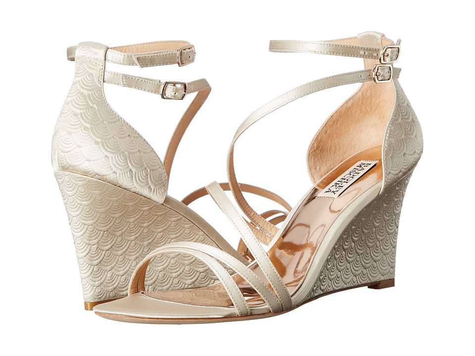 Badgley Mischka Carnation (Ivory Satin) Women