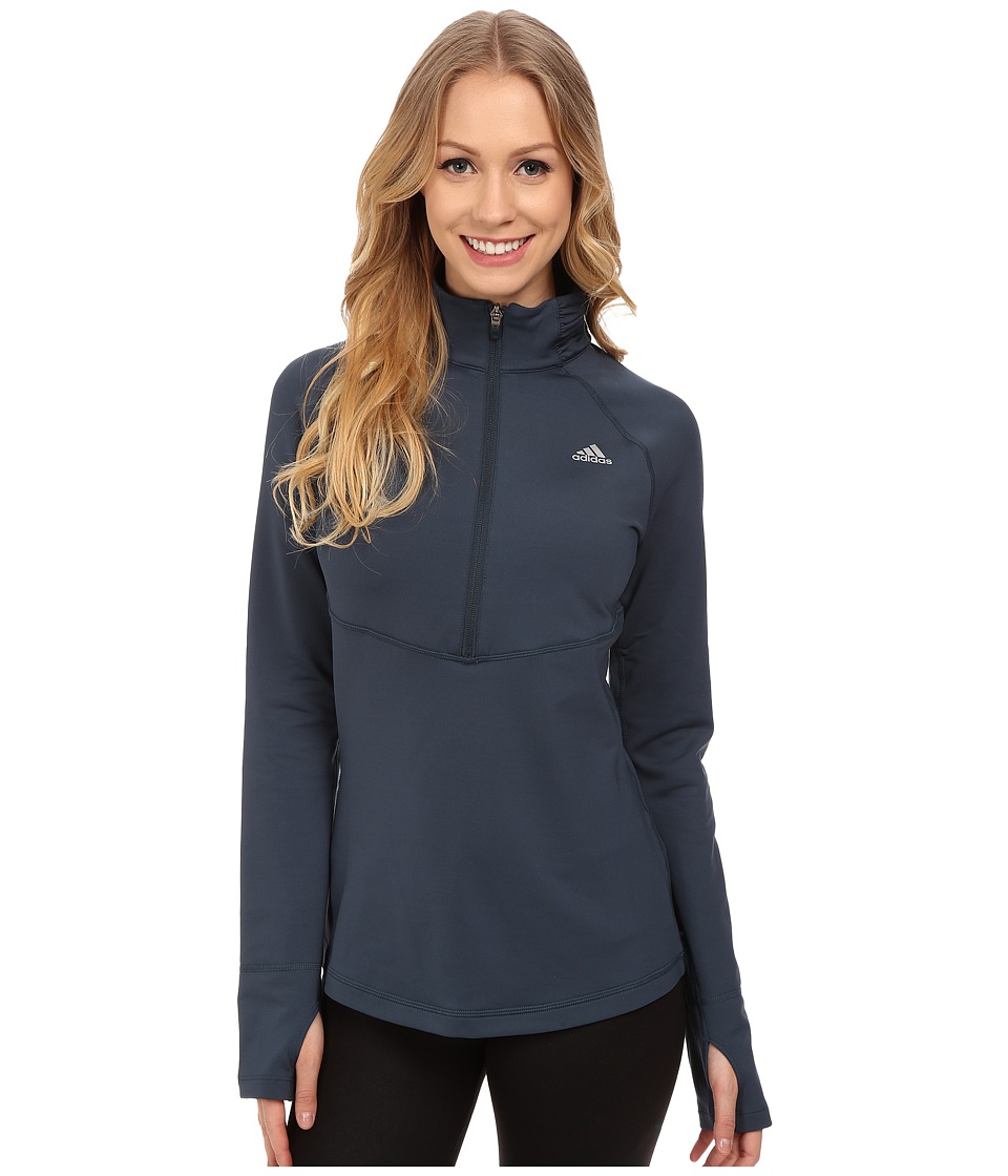 adidas Techfit Cold Weather 1/2 Zip (Midnight F15) Women