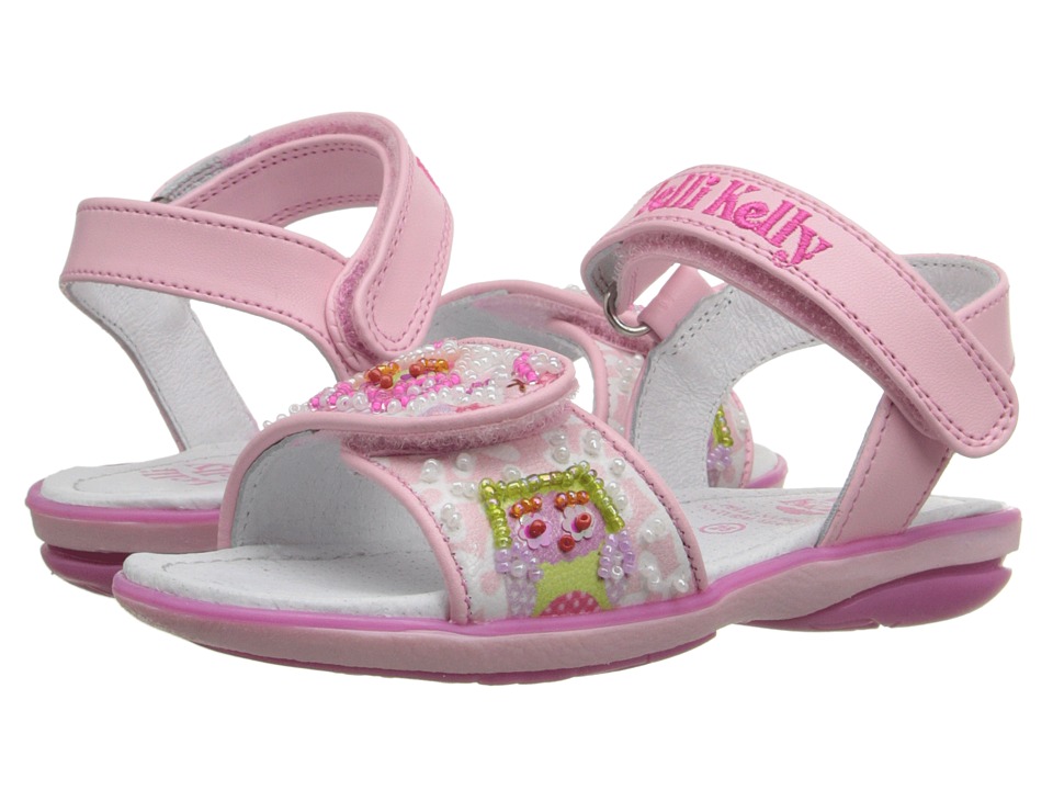 Lelli Kelly Kids Owls Sandal (Toddler/Little Kid) (Pink Fantasy) Girls Shoes