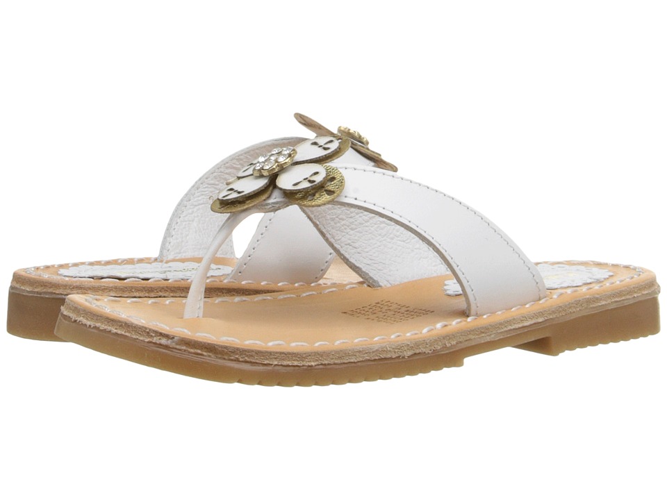 Kid Express Mabel (Toddler/Little Kid/Big Kid) (White Leather) Girls Shoes
