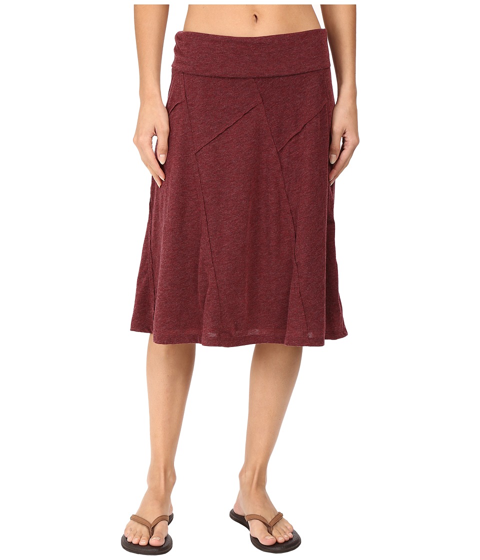 Prana Daphne Skirt (Burgundy) Women