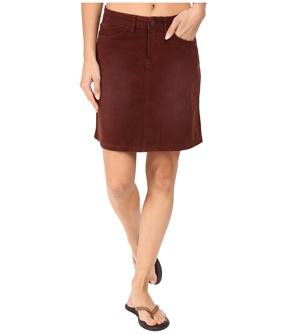 Prana Trista Skirt (Dark Umber) Women