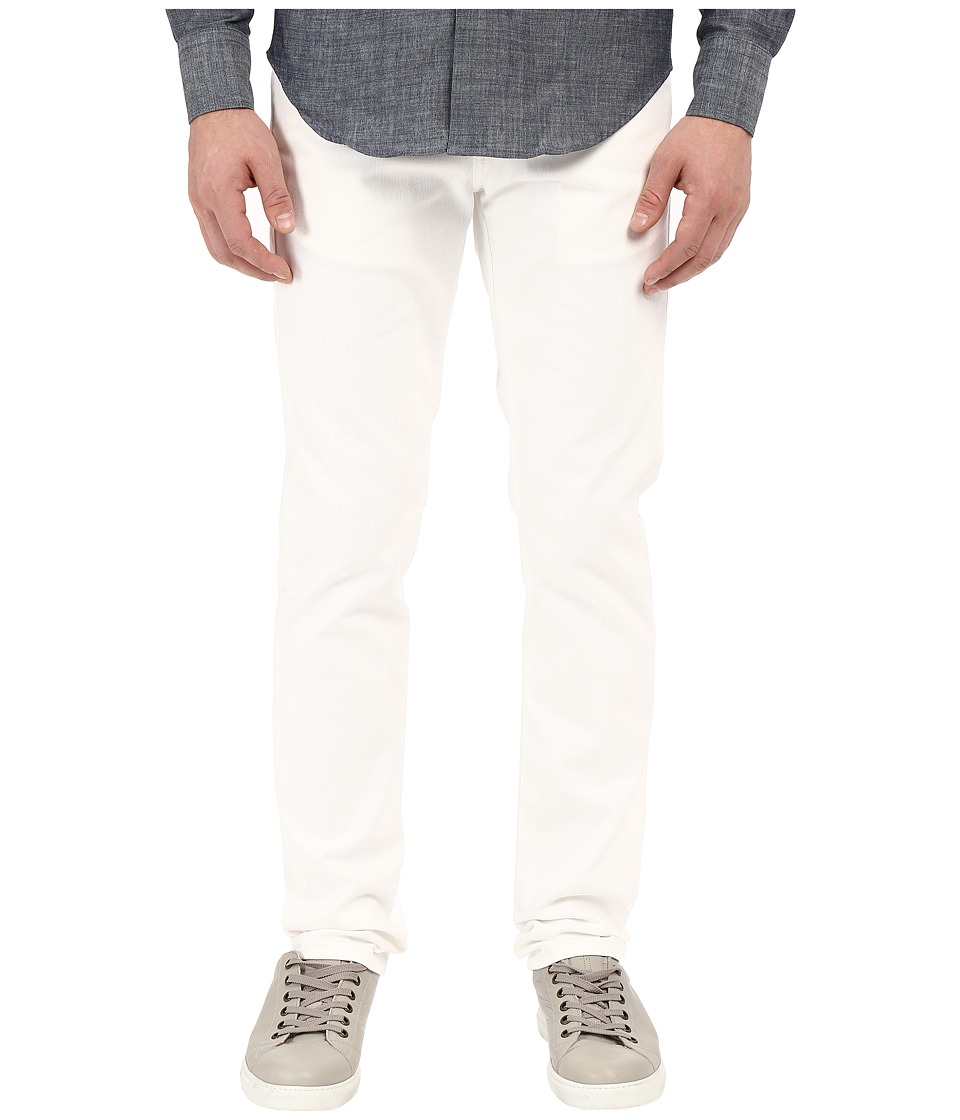 men's white jeans regular fit