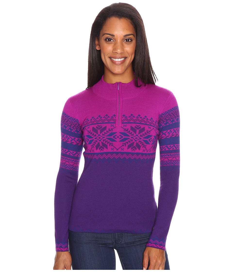 Obermeyer Carla Knit 1/2 Zip (Azalea Purple) Women