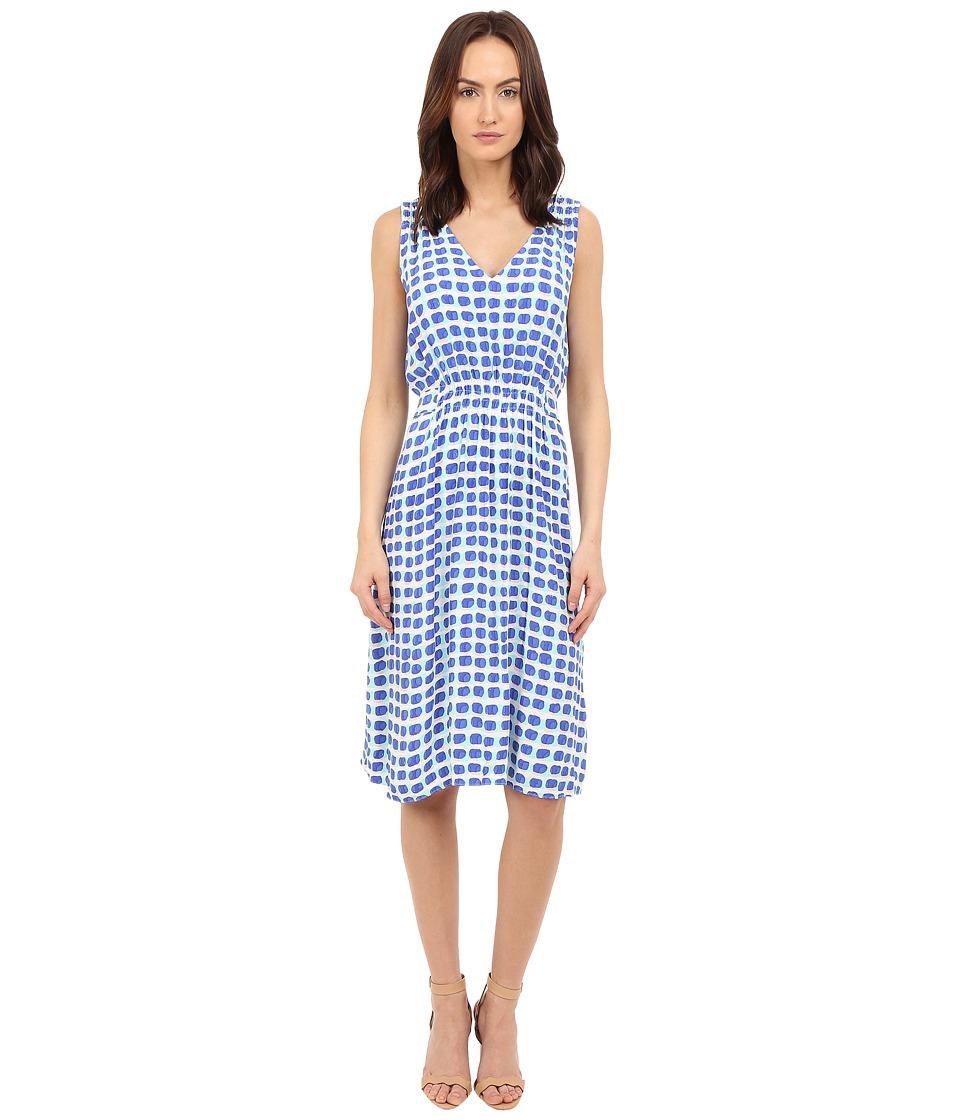 Kate Spade New York Dresses Kate Spade New York Island Stamp Tie Back Dress Adventure Blue Multi Women