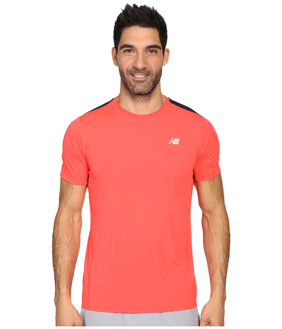 New Balance Accelerate Short Sleeve (Bright Cherry/Galaxy) Men