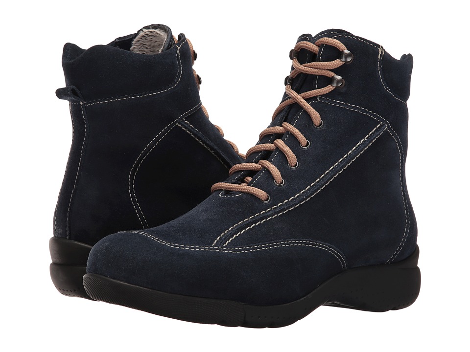 La Canadienne Trista (Navy Suede/Cozy) Women