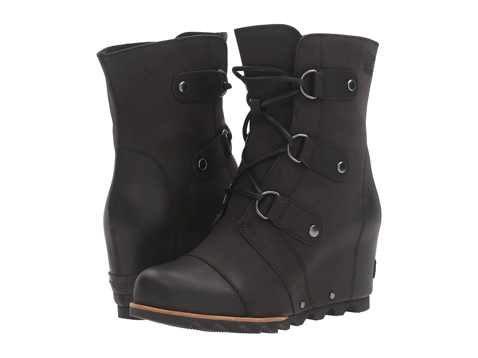 SOREL Joan Of Arctic Wedge Mid (Black) Women