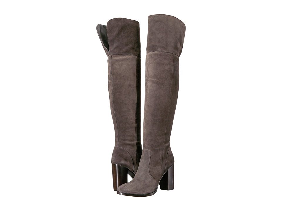 Frye Claude Over-The-Knee (Smoke Oiled Suede) Women