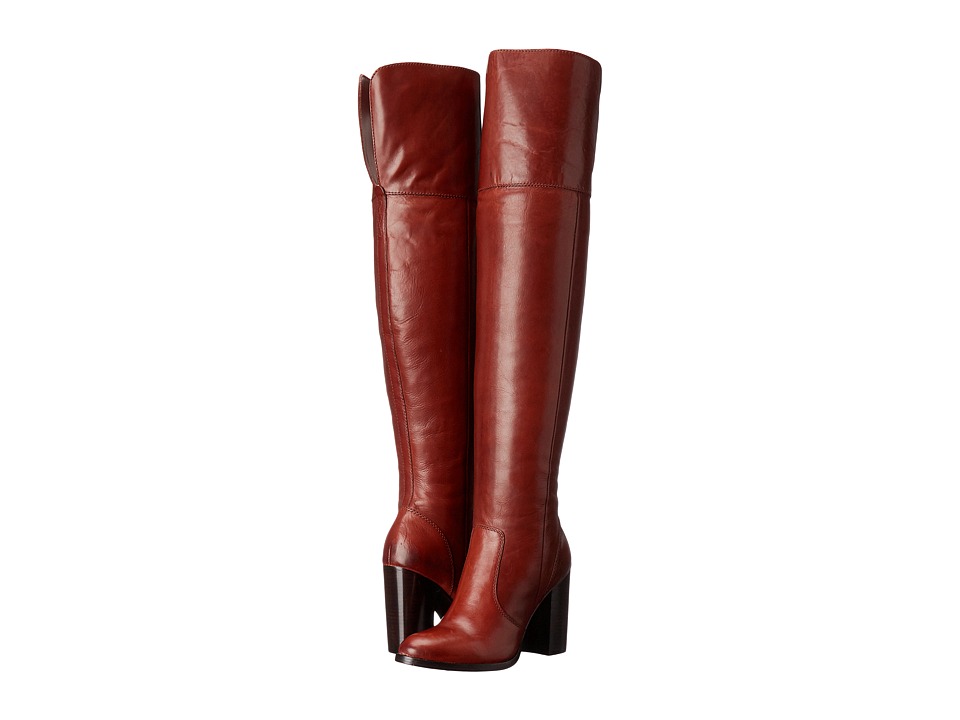 Frye Claude Over-The-Knee (Redwood Smooth Vintage Leather) Women