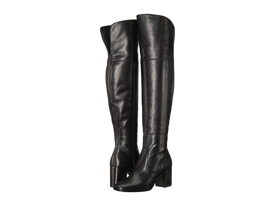Frye Jodi Over-The-Knee (Black Soft Calf Leather) Women