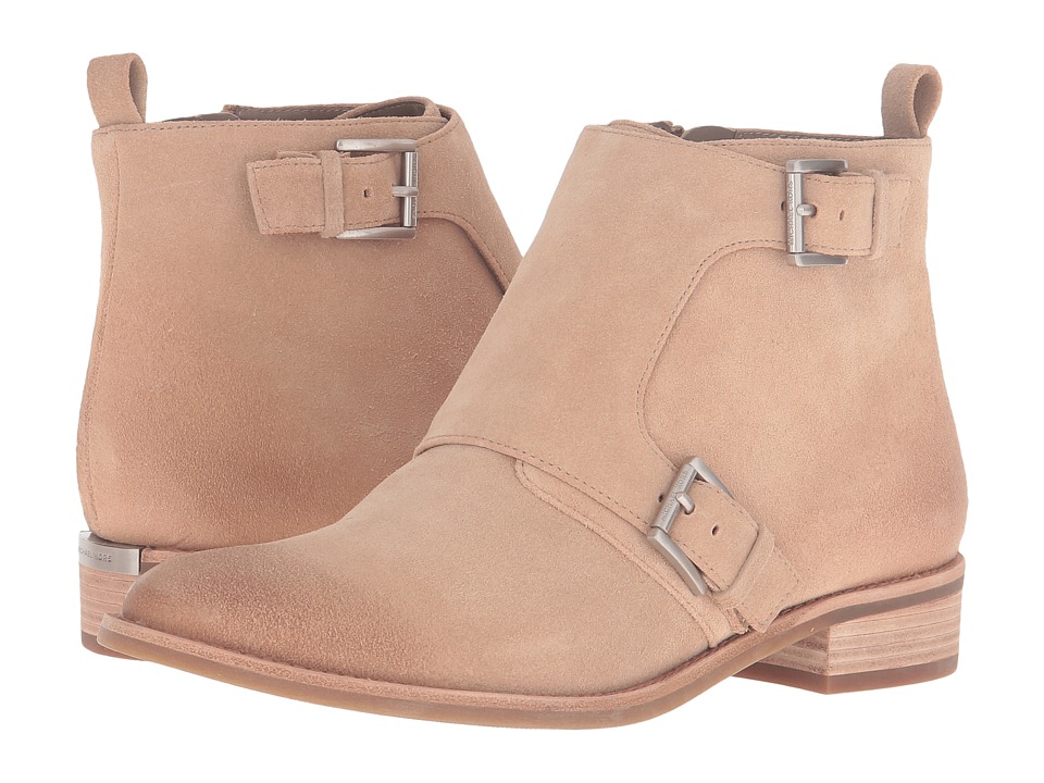 MICHAEL Michael Kors Adams Monk Strap Bootie Dark Khaki Sport Suede Womens Boots MICHAEL Michael Kors Adams Monk Strap Bootie Dark Khaki Sport Suede Womens Boots